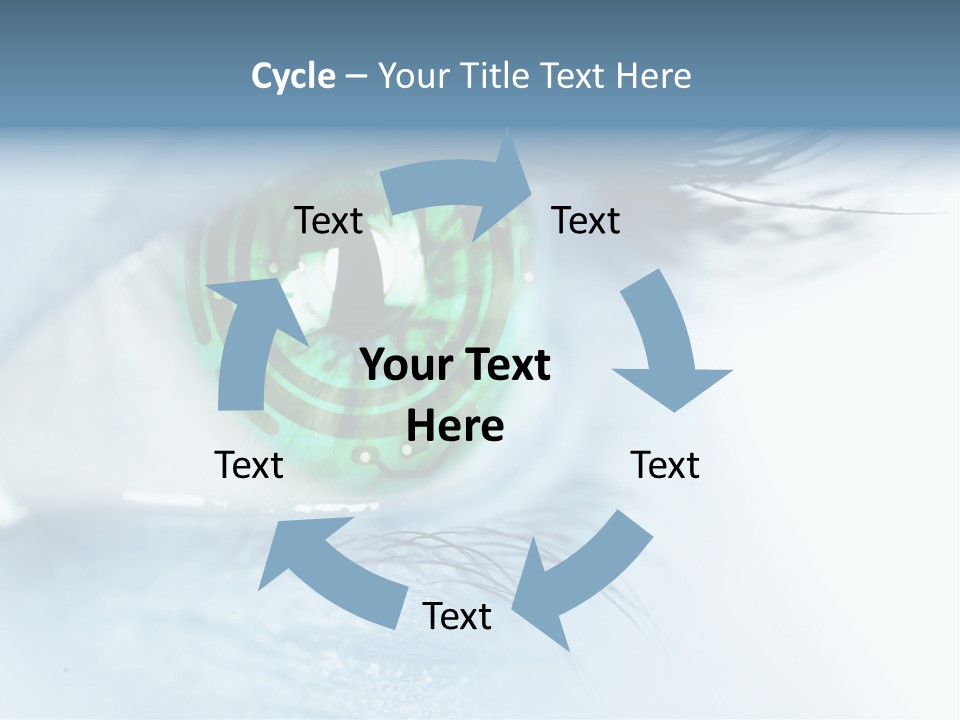 Robot Background Motherboard PowerPoint Template
