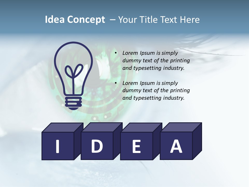 Robot Background Motherboard PowerPoint Template