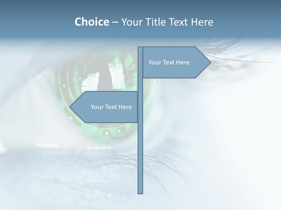 Robot Background Motherboard PowerPoint Template