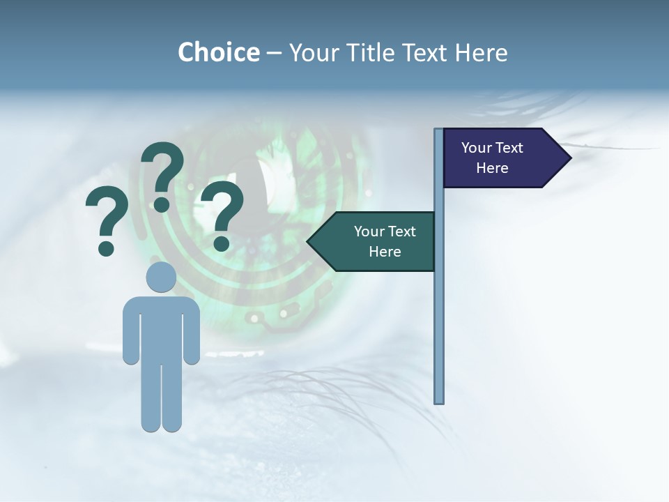 Robot Background Motherboard PowerPoint Template