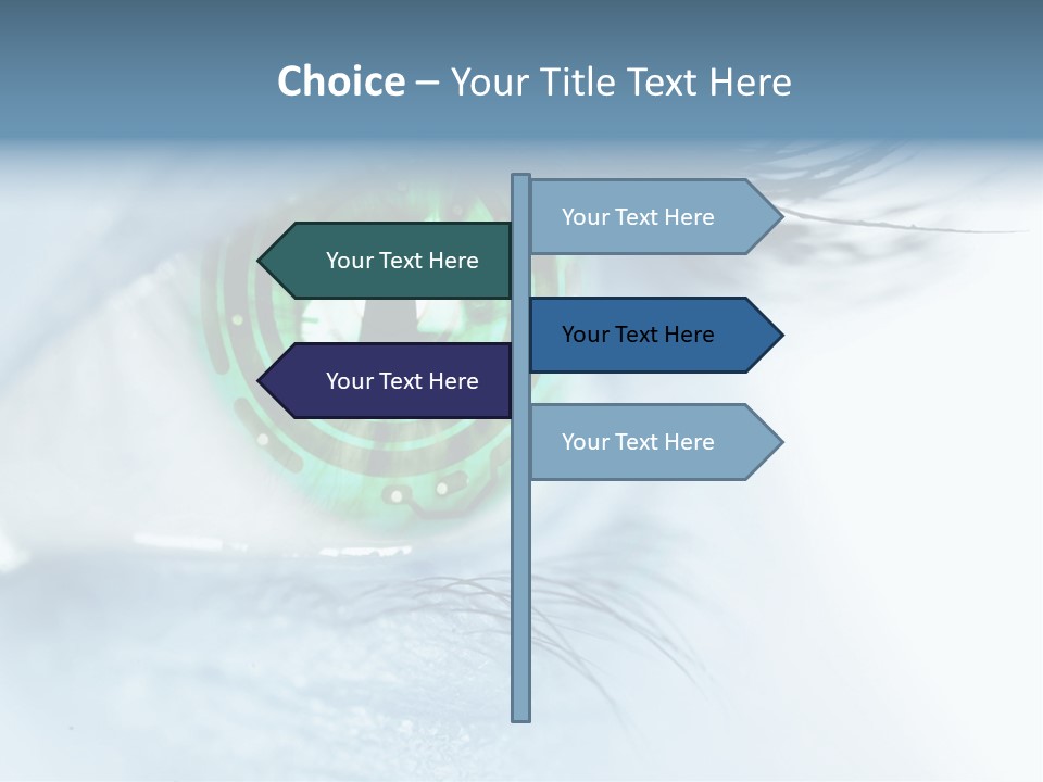 Robot Background Motherboard PowerPoint Template