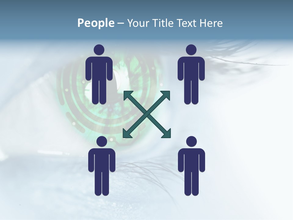 Robot Background Motherboard PowerPoint Template