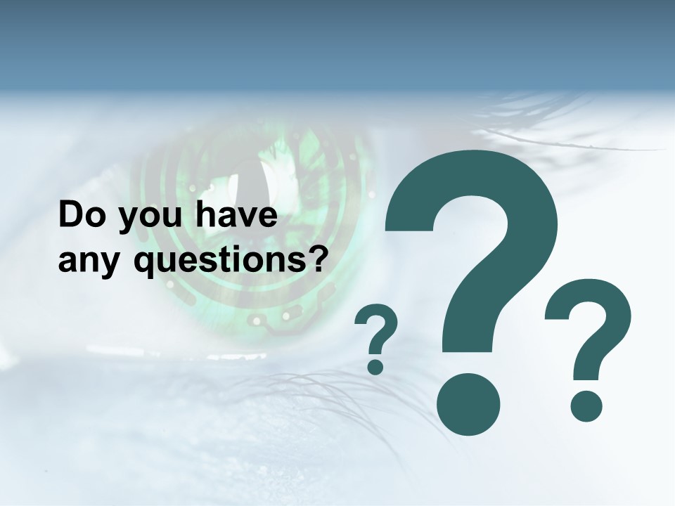 Robot Background Motherboard PowerPoint Template