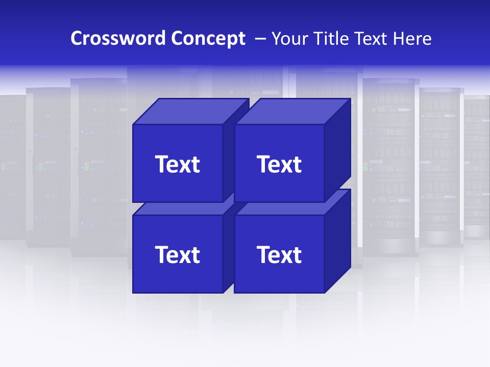 Firewall White Equipment PowerPoint Template