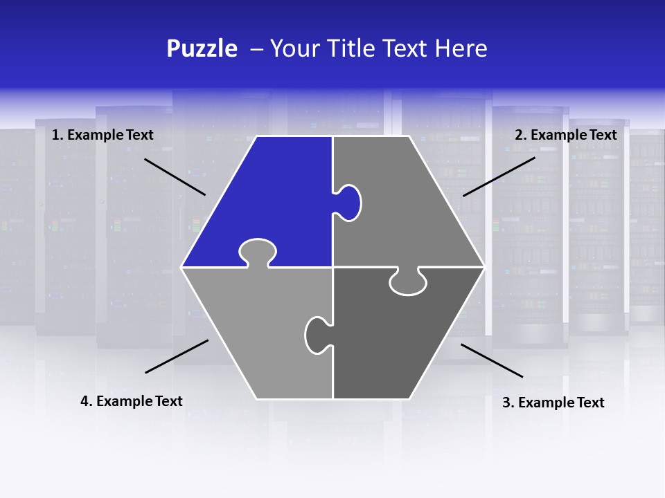 Firewall White Equipment PowerPoint Template