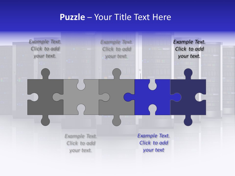 Firewall White Equipment PowerPoint Template