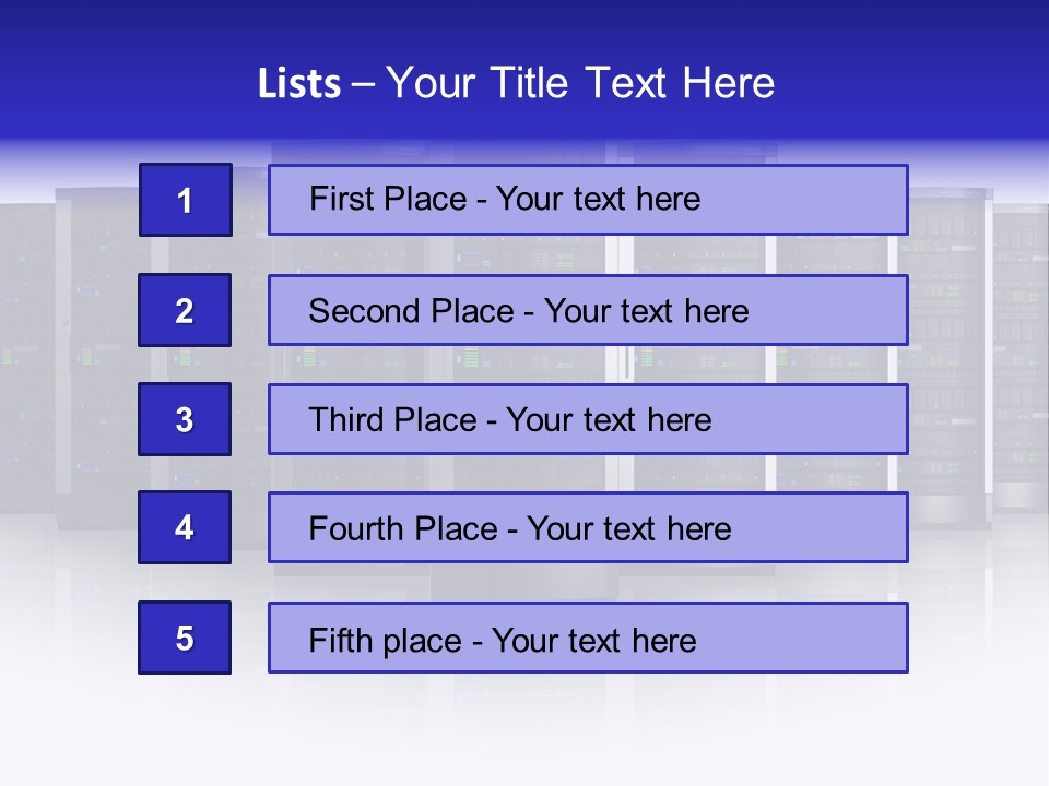 Firewall White Equipment PowerPoint Template