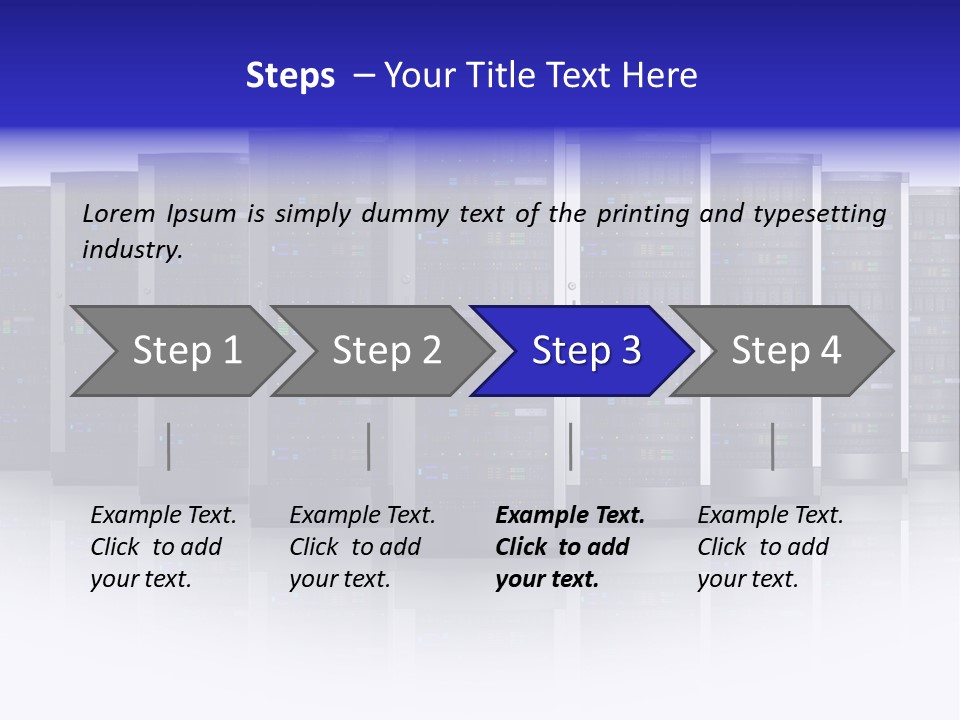 Firewall White Equipment PowerPoint Template