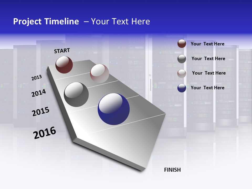 Firewall White Equipment PowerPoint Template