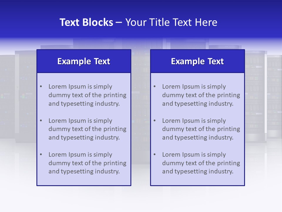 Firewall White Equipment PowerPoint Template