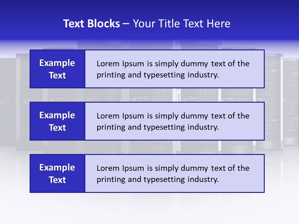 Firewall White Equipment PowerPoint Template