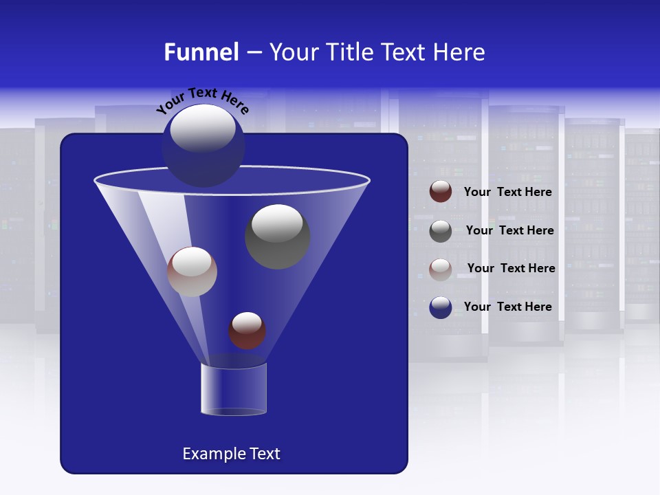 Firewall White Equipment PowerPoint Template