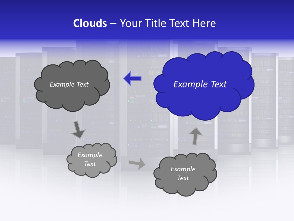 Firewall White Equipment PowerPoint Template
