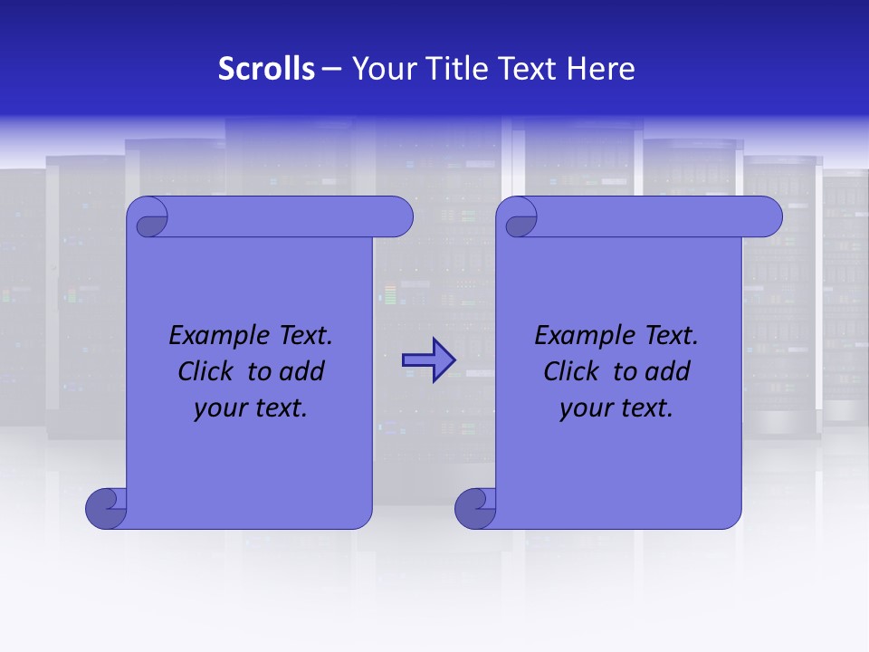 Firewall White Equipment PowerPoint Template