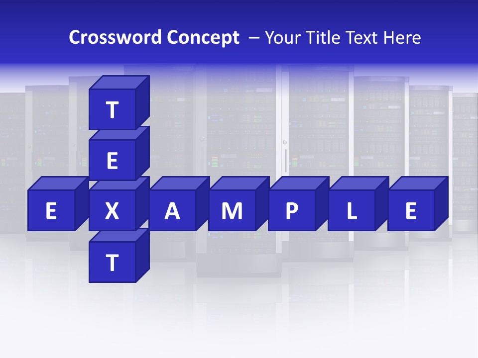 Firewall White Equipment PowerPoint Template