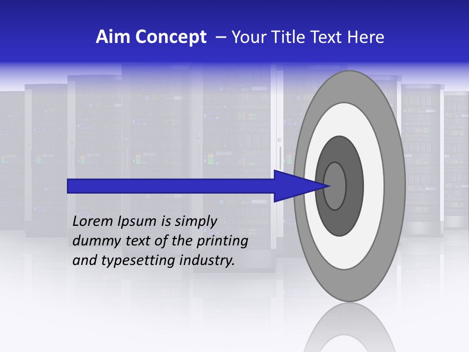 Firewall White Equipment PowerPoint Template