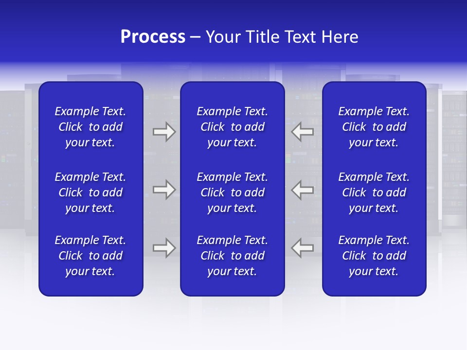 Firewall White Equipment PowerPoint Template