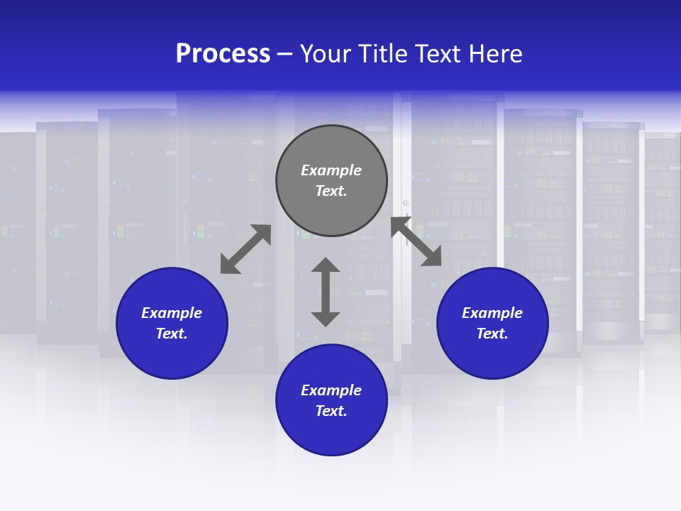 Firewall White Equipment PowerPoint Template