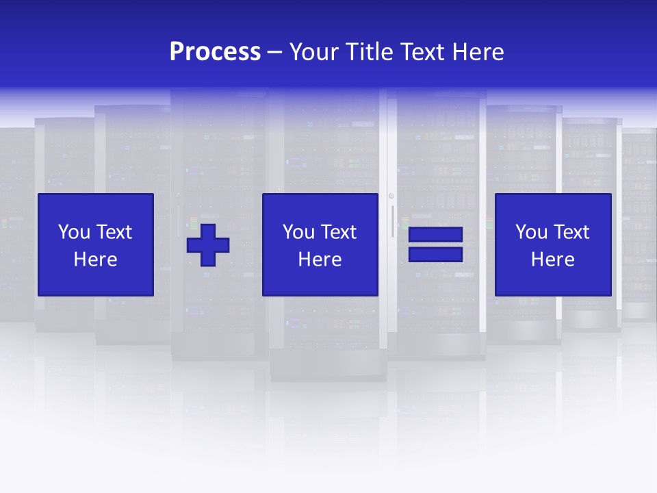 Firewall White Equipment PowerPoint Template