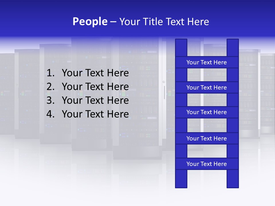 Firewall White Equipment PowerPoint Template