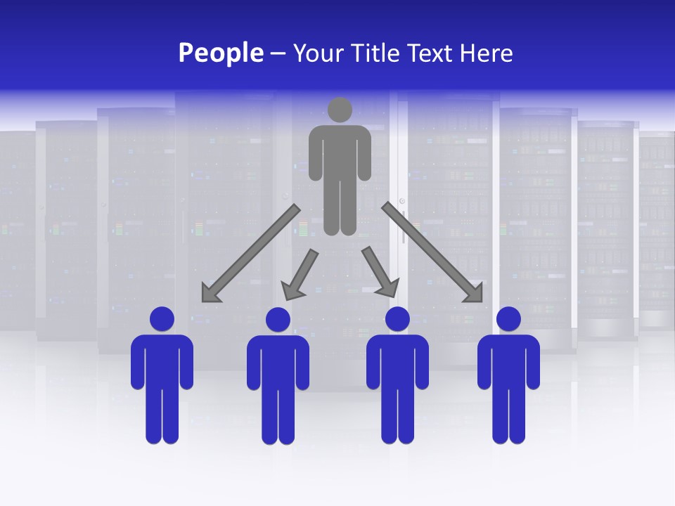 Firewall White Equipment PowerPoint Template
