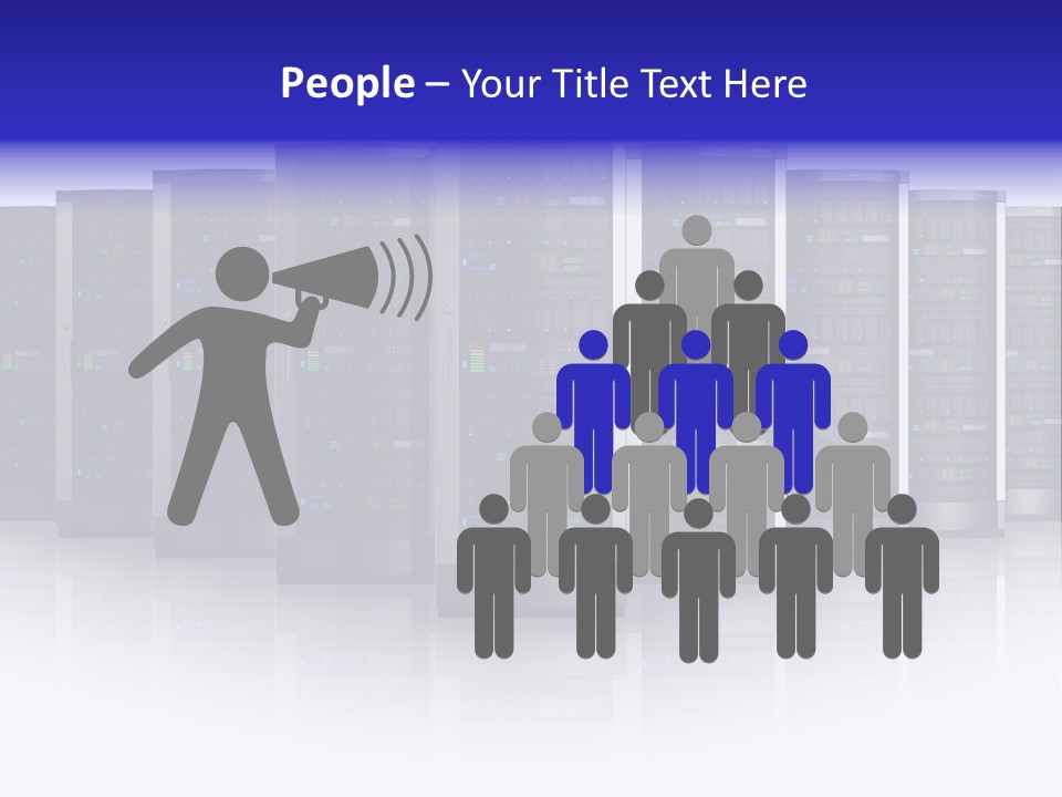 Firewall White Equipment PowerPoint Template