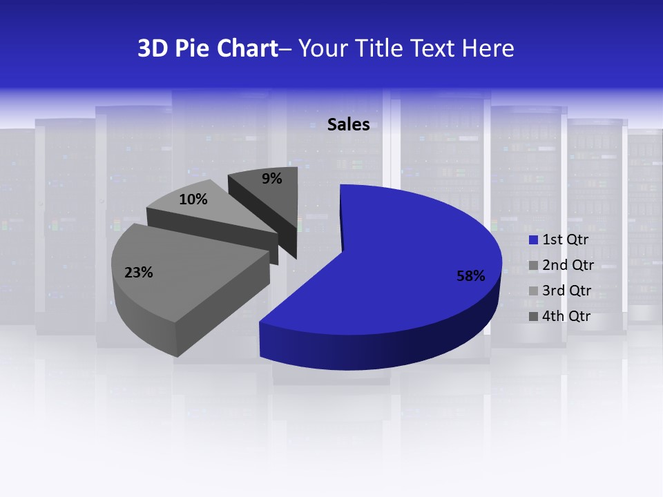 Firewall White Equipment PowerPoint Template