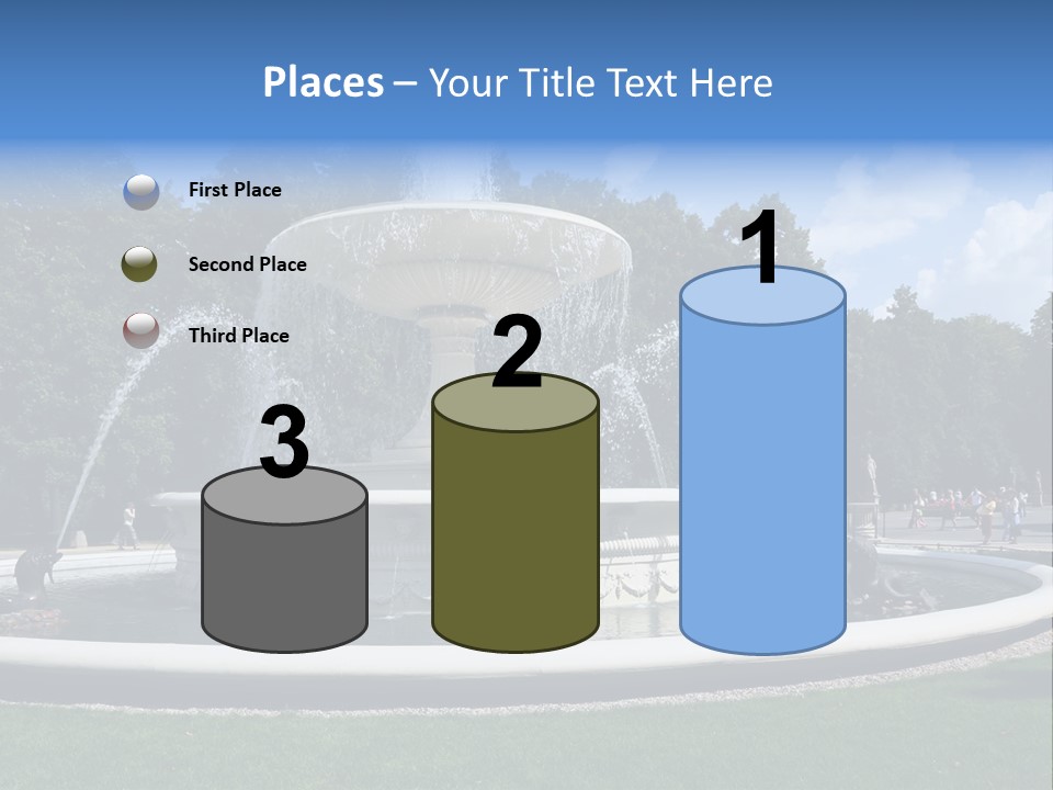 City Tree Water PowerPoint Template