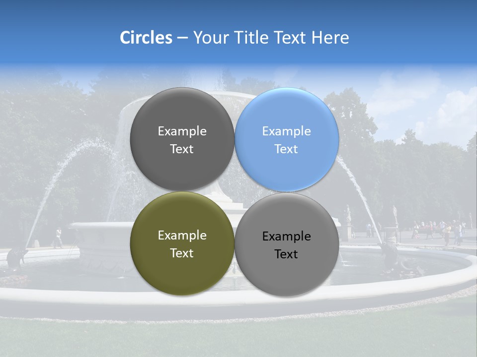 City Tree Water PowerPoint Template