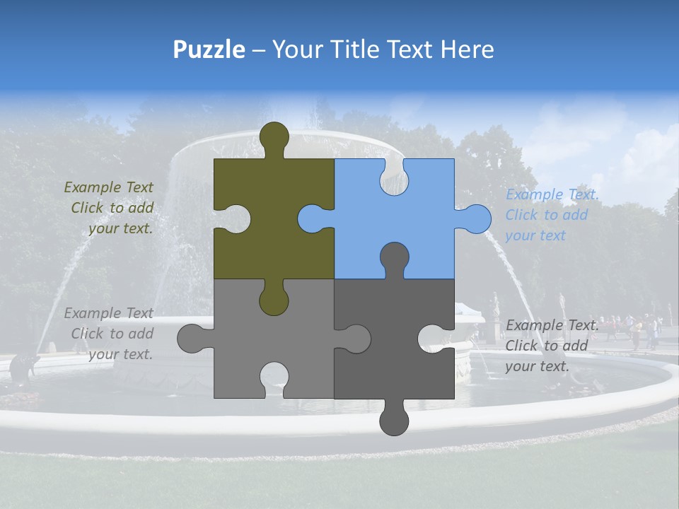 City Tree Water PowerPoint Template