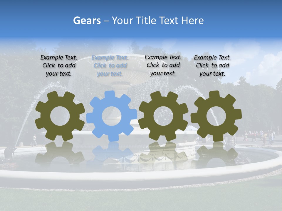 City Tree Water PowerPoint Template