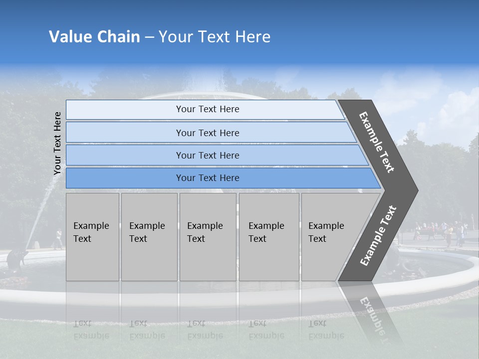 City Tree Water PowerPoint Template