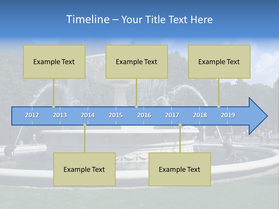 City Tree Water PowerPoint Template