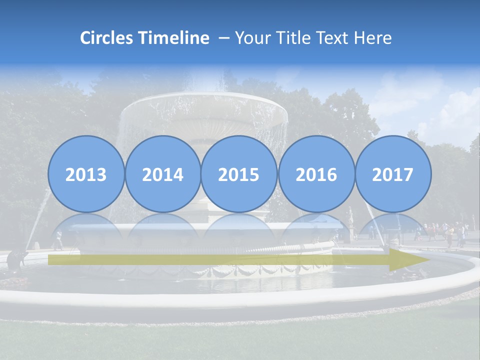 City Tree Water PowerPoint Template