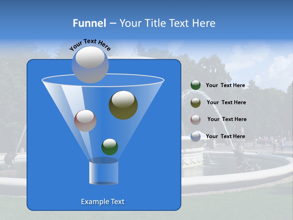 City Tree Water PowerPoint Template