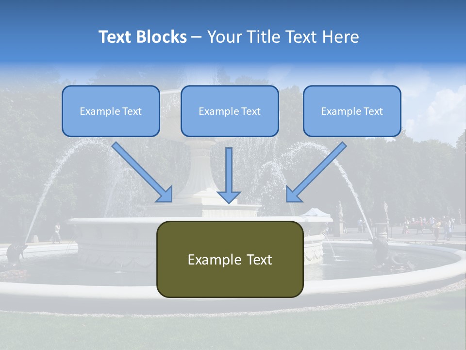 City Tree Water PowerPoint Template