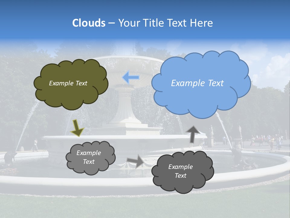 City Tree Water PowerPoint Template