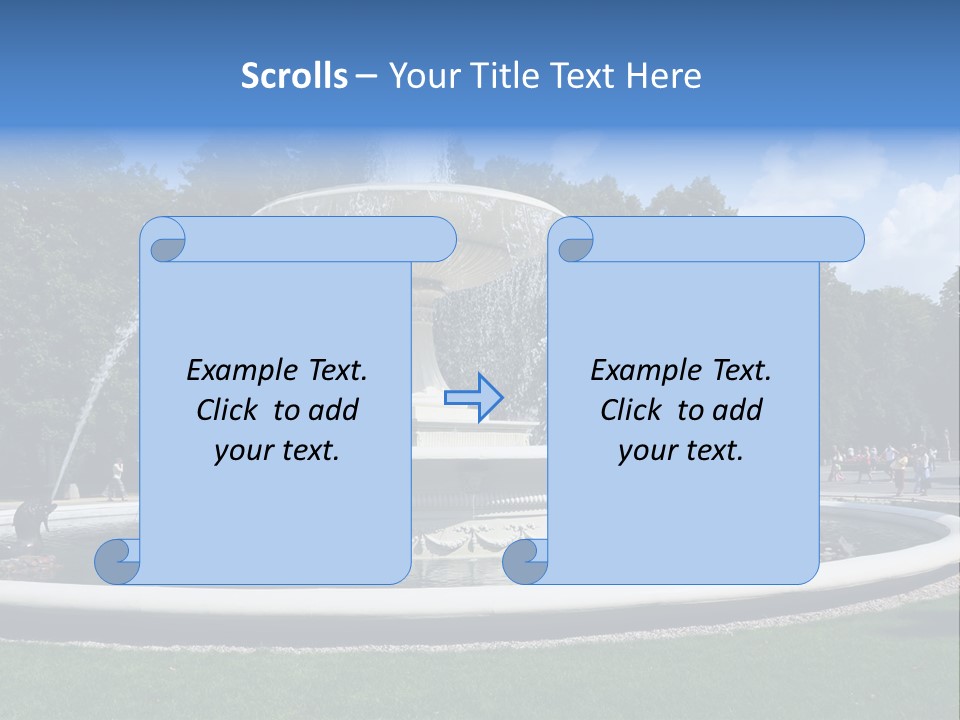 City Tree Water PowerPoint Template