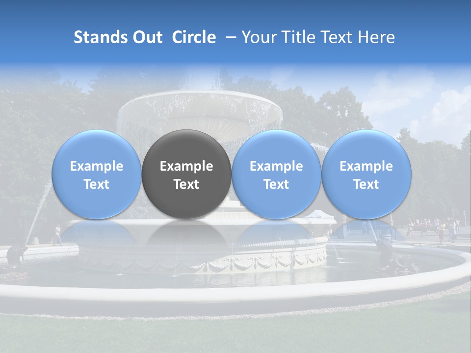 City Tree Water PowerPoint Template