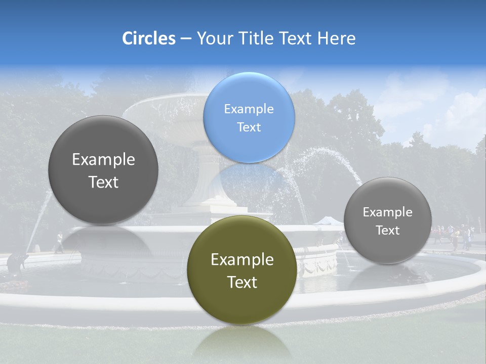 City Tree Water PowerPoint Template