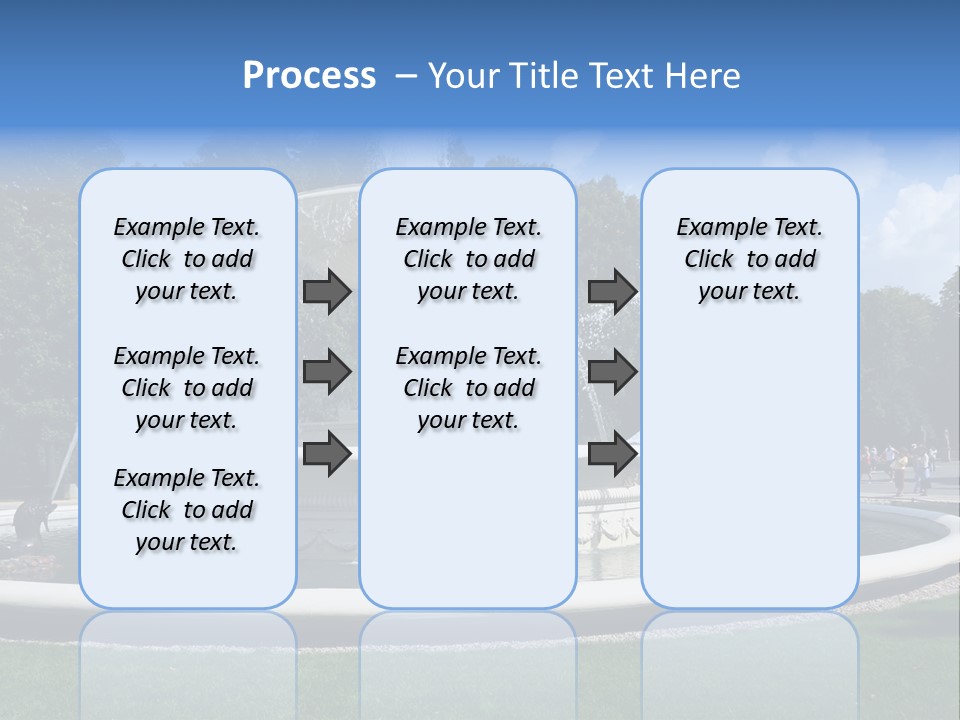 City Tree Water PowerPoint Template
