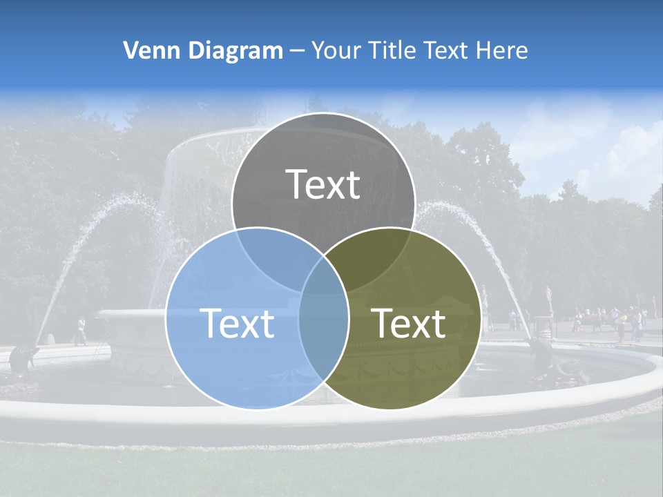 City Tree Water PowerPoint Template