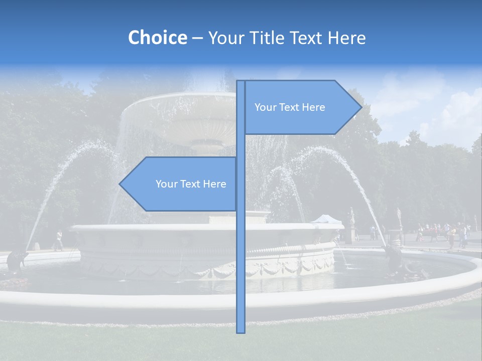 City Tree Water PowerPoint Template