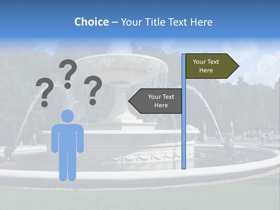 City Tree Water PowerPoint Template