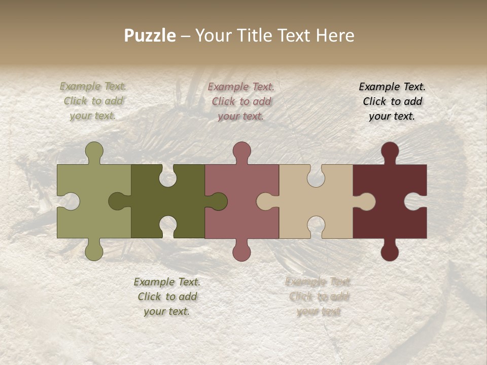 Evolution Skeleton Petrified PowerPoint Template