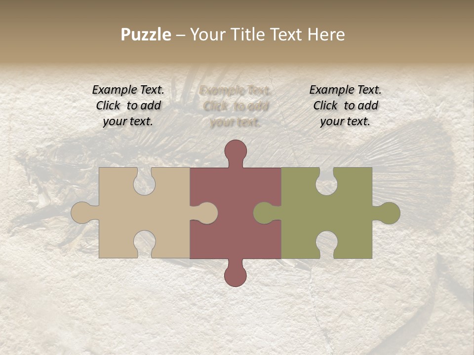 Evolution Skeleton Petrified PowerPoint Template