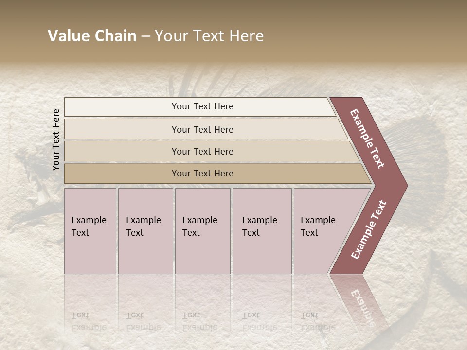 Evolution Skeleton Petrified PowerPoint Template