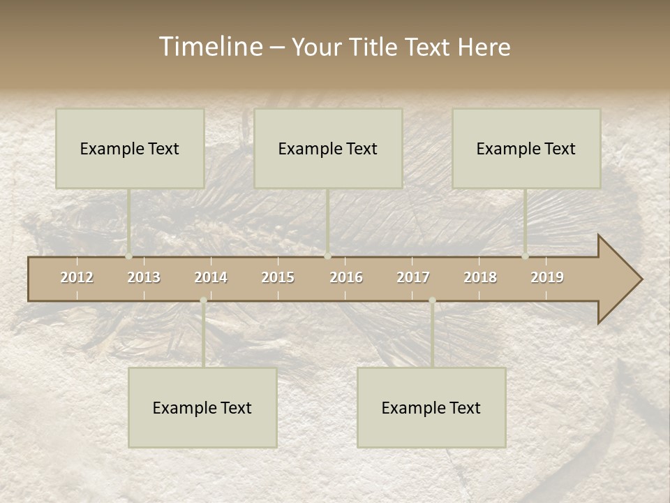 Evolution Skeleton Petrified PowerPoint Template