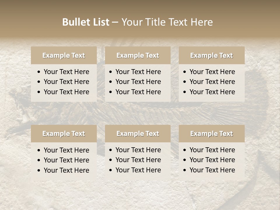 Evolution Skeleton Petrified PowerPoint Template