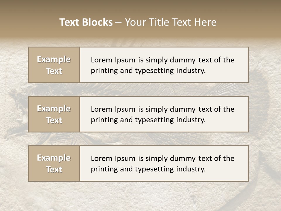 Evolution Skeleton Petrified PowerPoint Template